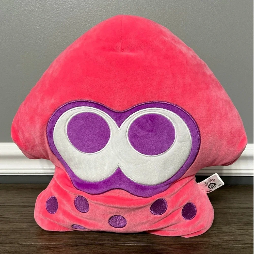 Splatoon 2 Pink Club Mocchi Mocchi Squid Plush Stuffed Animal Tomy